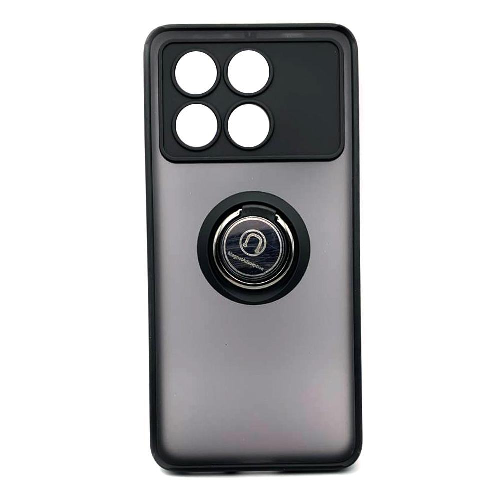 Накладка Totu Gingle Ring для Xiaomi Poco X6 Pro 5G чорна