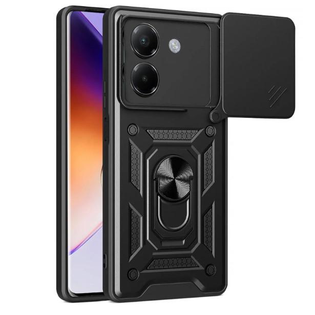 Чохол Ummi Camshield Serge Ring для Xiaomi Poco F7 чорний