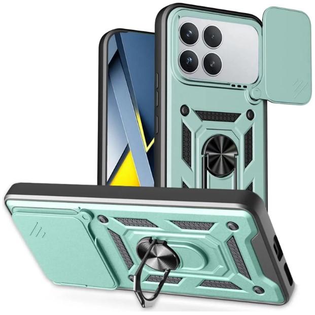 Накладка Camshield Serge Ring for Magnet для Xiaomi Poco F8 Pro (Зелена)