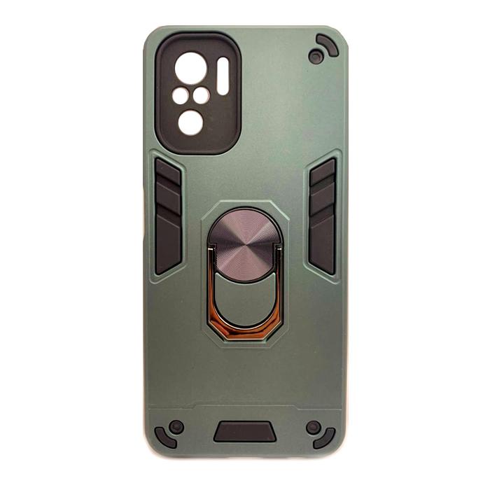 Накладка Armor Magnet Ring case для Xiaomi Note 10 4G/Note 10s/Poco M5s зелена