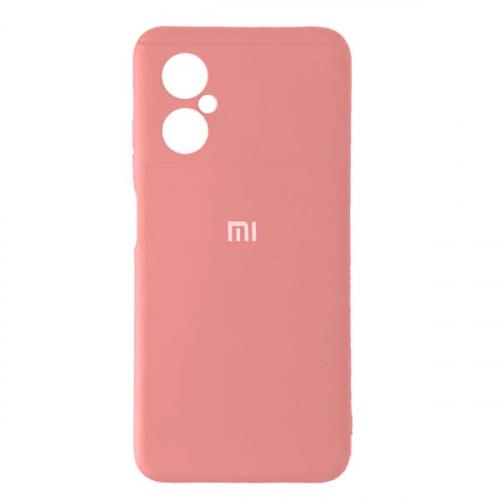 Накладка Full Silicone Case  для Xiaomi Note 11R/Poco M4 5G (Pink)