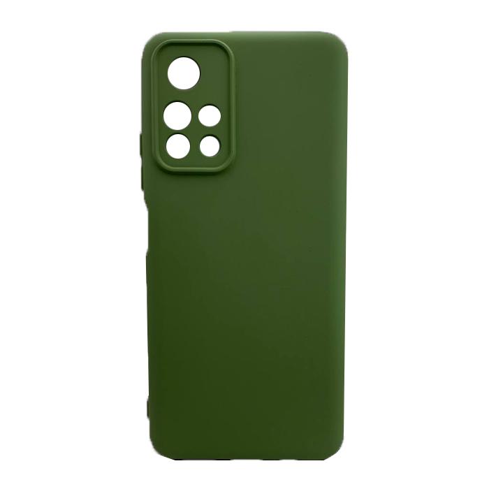 Silicone Cover Full Camera without Logo (A) для Xiaomi Poco M4 Pro 5G  (Virid)