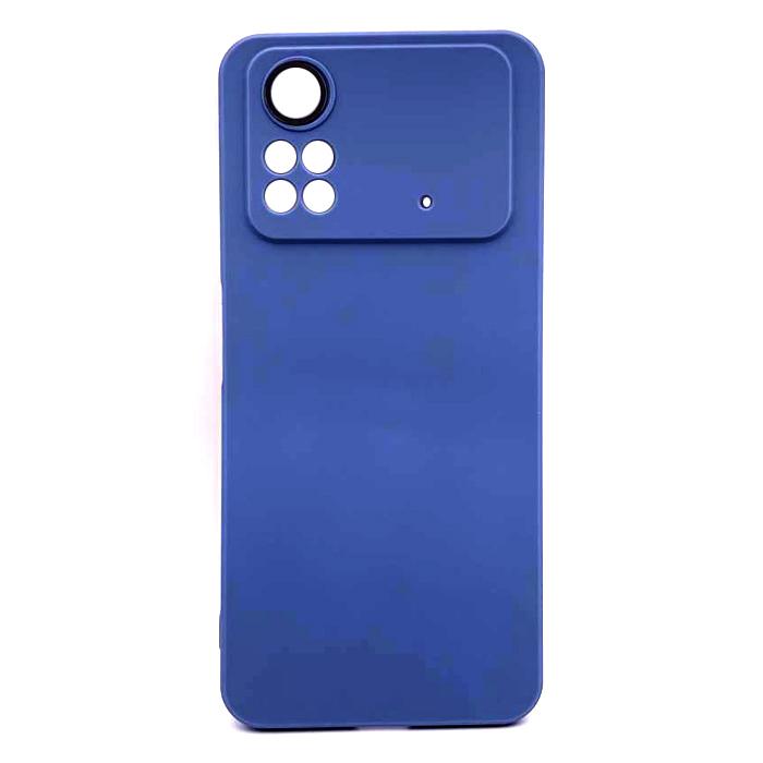 Накладка Candy Full Camera для Xiaomi Poco M4 Pro 4G (Dark blue)