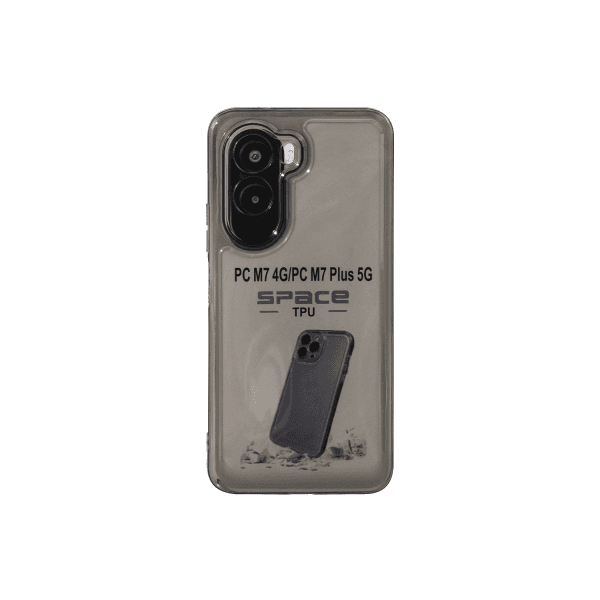 Накладка Space TPU для Xiaomi Poco M7 4G /M7 Plus 5G сірий