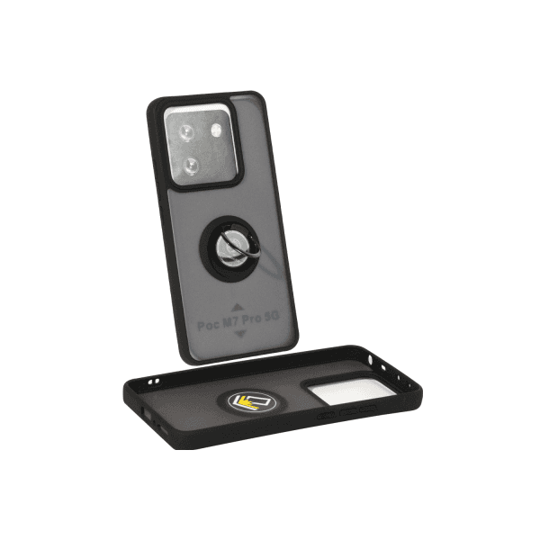 Накладка Totu Gingle Ring для Xiaomi Poco M7 Pro  чорна