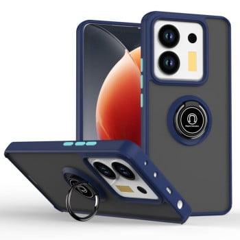 Накладка Totu Gingle Ring для Xiaomi Poco M7 Pro  синя