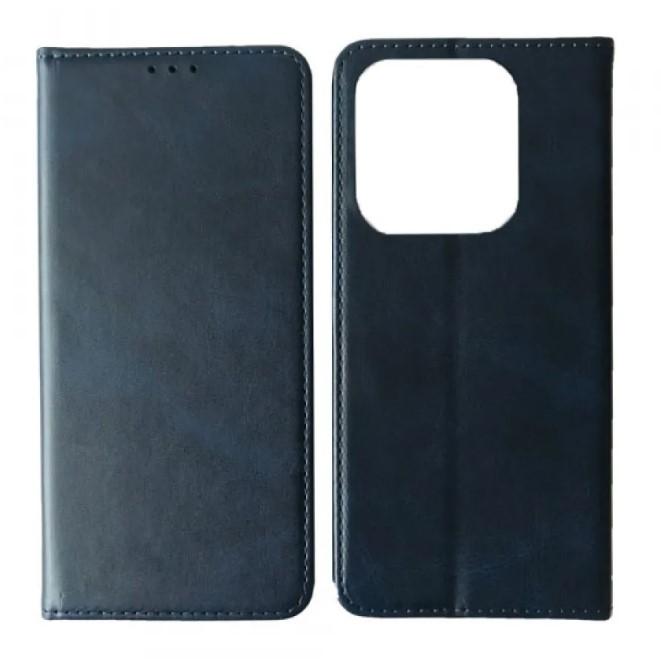 Книжка Black TPU Magnet для Xiaomi Poco M7 Pro 5G синя