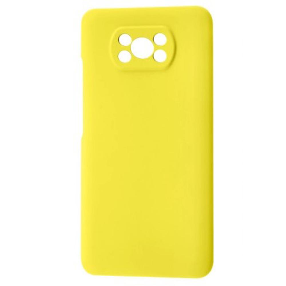 Накладка Fibra для Xiaomi Poco X3/X3 Pro/X3 NFC  (Yellow)