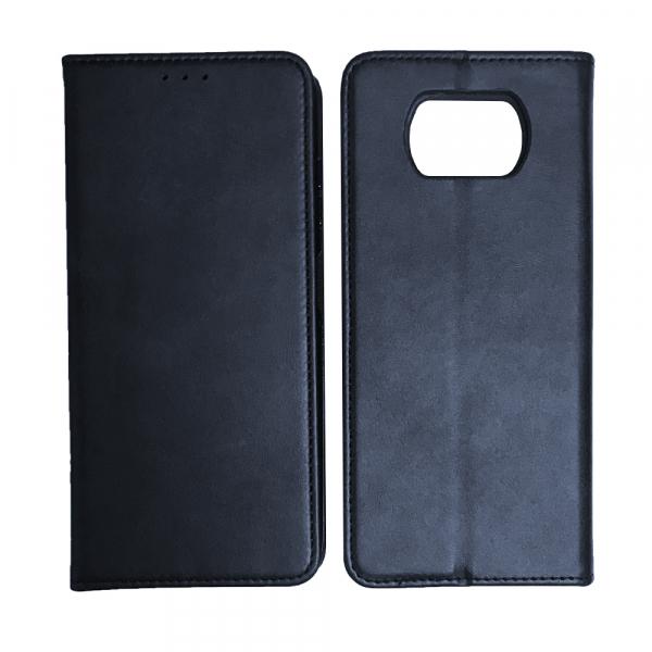 Книжка Black TPU Magnet для Xiaomi Poco X3/Poco X3 Pro синя