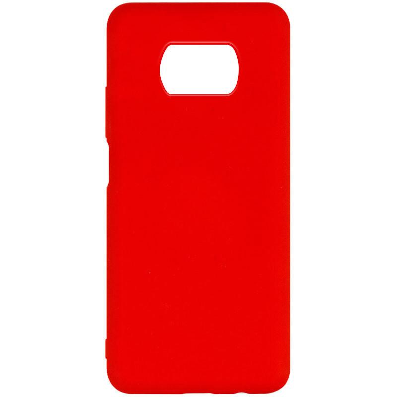 Silicone Cover Full without Logo (A) для Xiaomi Poco X3 NFC / Poco X3 Pro (Red)