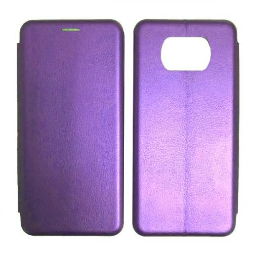 Книжка Premium для Xiaomi Poco X3/X3 Pro  (Бузкова)