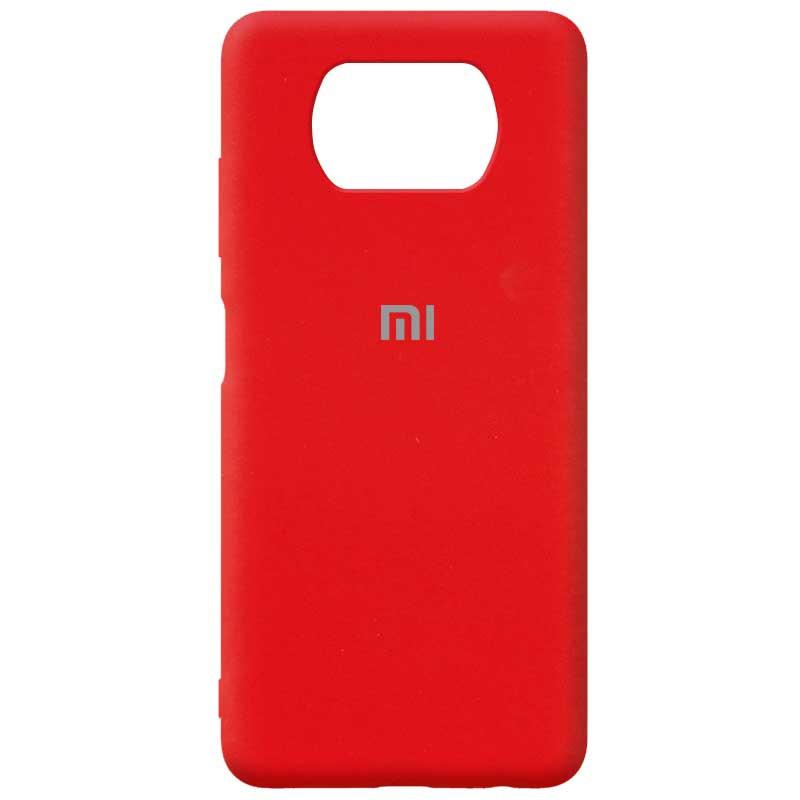 Silicone Cover Full Protective (AA) для Xiaomi Poco X3 NFC (Red)