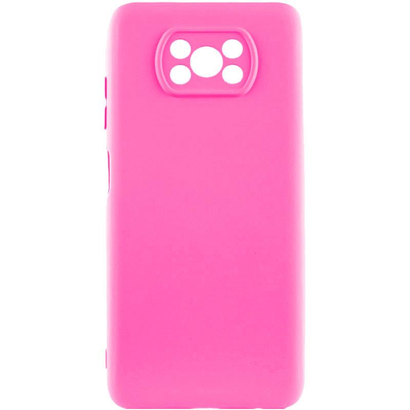 Silicone Cover Full Camera without Logo (A) для Xiaomi Poco X3 NFC/Poco X3 Pro (Barbie pink)