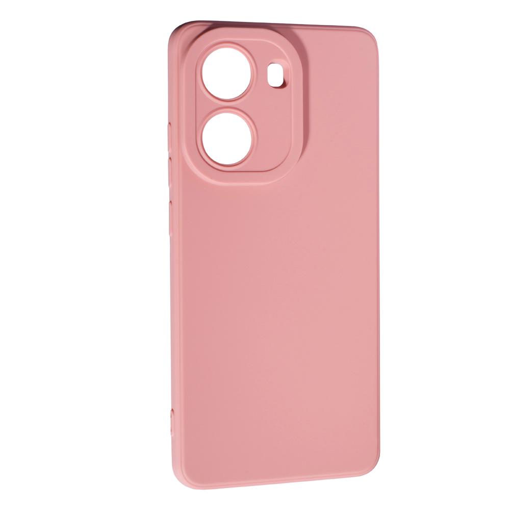 Накладка Silicone case SMTT для Xiaomi Poco X7 Pro  (Pink)