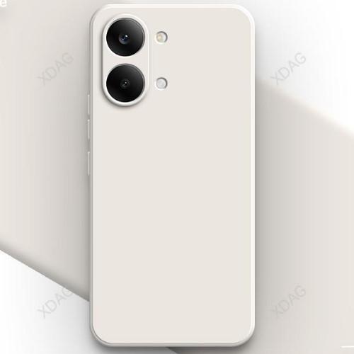 Накладка Silicone case SMTT для Xiaomi Poco X8 Pro Max Кремова