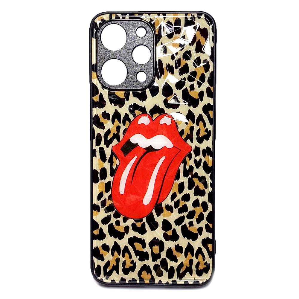 Накладка Ladies Camera для Xiaomi Redmi 12 Язик на леопарді