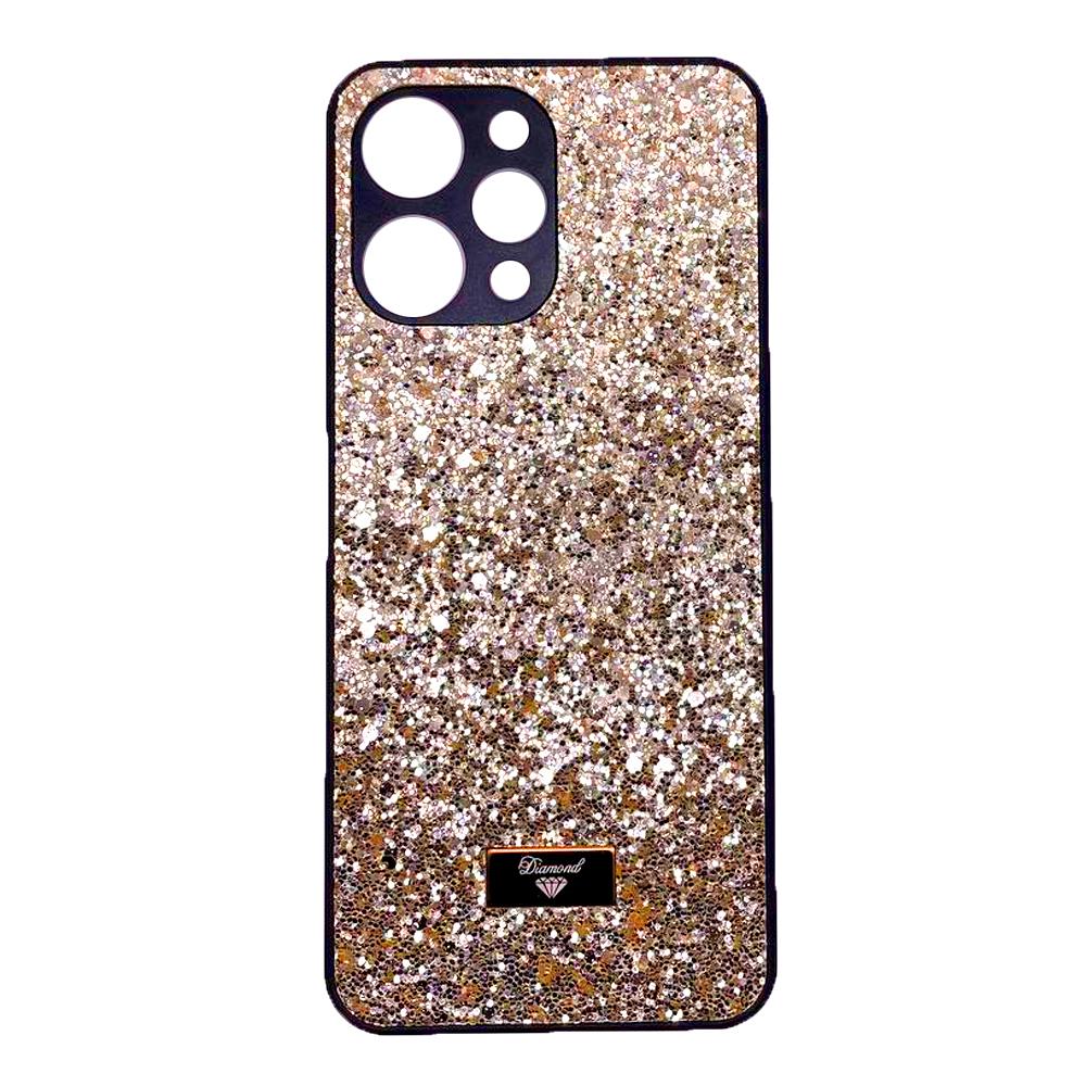 Накладка Bling Grainy Diamond Separate Camera для Xiaomi Redmi 13 (Золота)