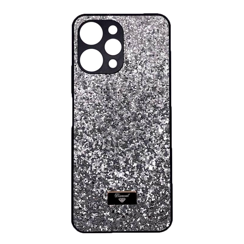 Накладка Bling Grainy Diamond Separate Camera для Xiaomi Redmi 13 (Срібляста)