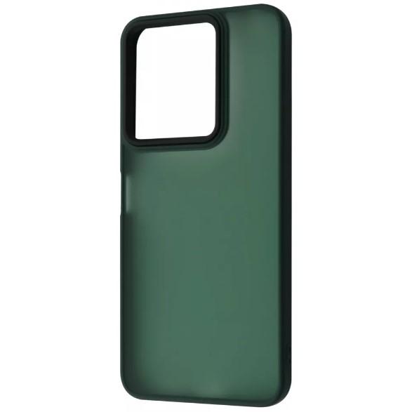 Накладка FIBRA Metallic Matte для Xiaomi Redmi 13 4G/ Poco M6 4G (Forest green)