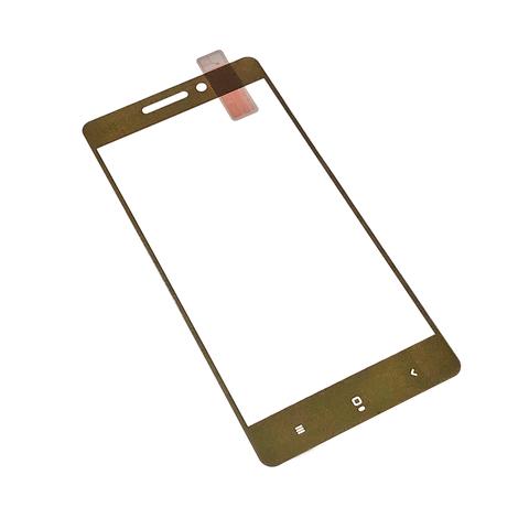 Захисне скло Silk Screen для Xiaomi Redmi 4A з золота рамкою