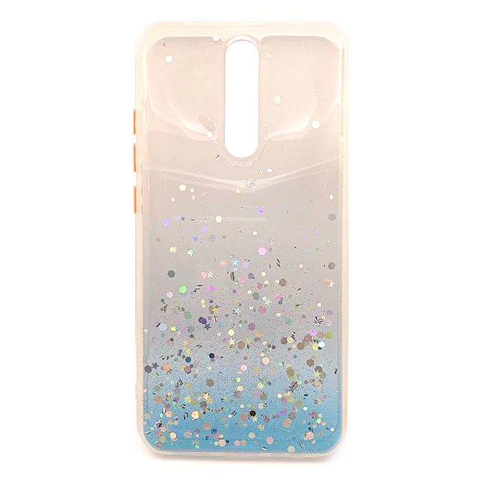 Накладка Glitter Bling Sequins для Xiaomi Redmi 8 (Blue)