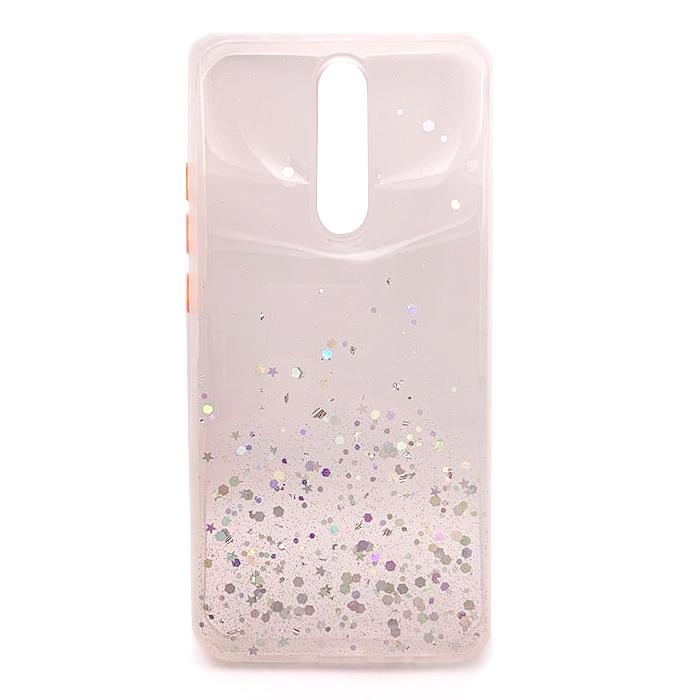 Накладка Glitter Bling Sequins для Xiaomi Redmi 8 (White)