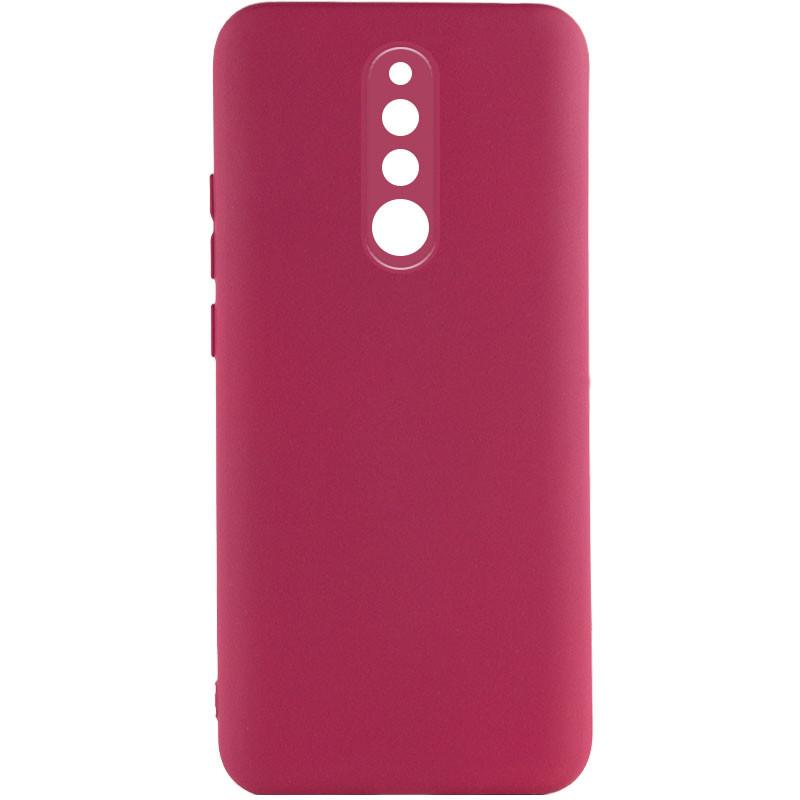 Silicone Cover Full Camera (AA) для Xiaomi Redmi 8 (Marsala)