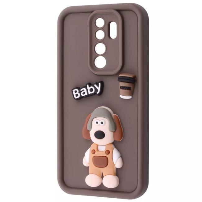 Чохол Pretty Toys для Xiaomi Redmi 9  (Brown/dog)