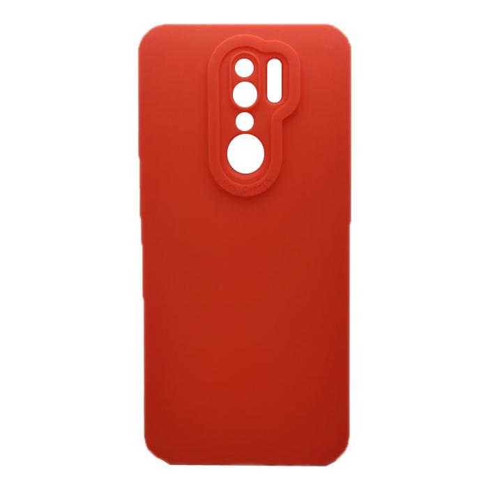 Накладка Silicone Case Full Camera для Xiaomi Redmi 9 бордова