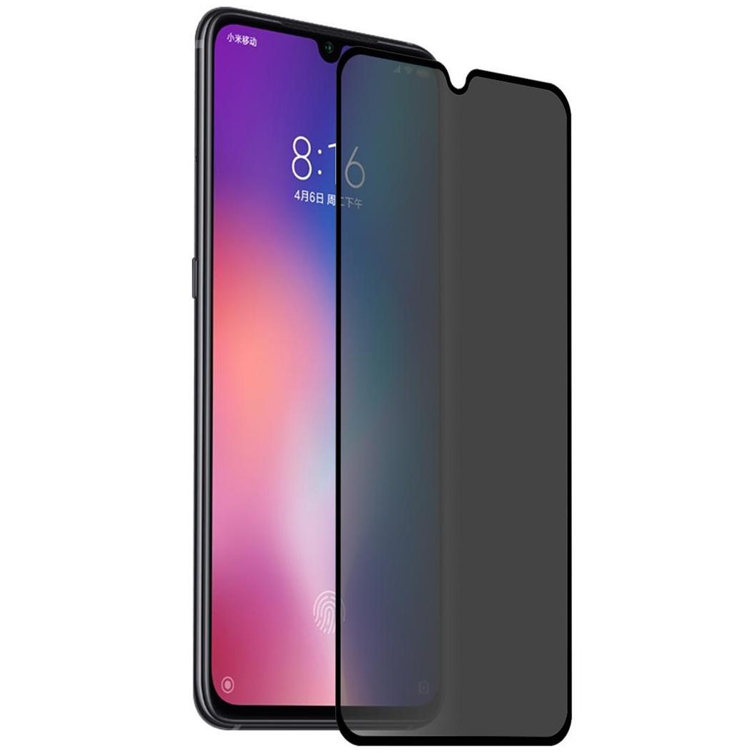 Захисне скло Privacy 5D для Xiaomi Redmi 9/Poco M3/Redmi 9T з чорною рамкою (м`яка упаковка)