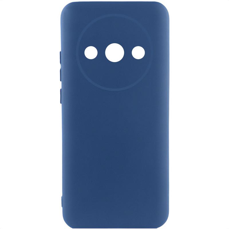 Silicone Cover Full Camera without Logo (A) для Xiaomi Redmi A3 (Navy blue)