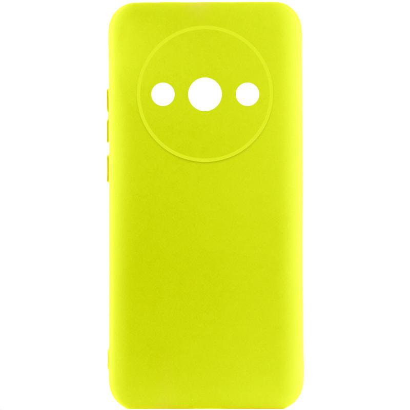 Silicone Cover Full Camera without Logo (A) для Xiaomi Redmi A3 (Yelow)