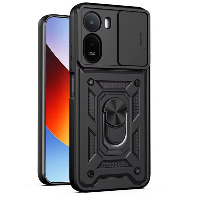 Накладка Camshield Serge Ring для Xiaomi Redmi A7 Pro 4G / Poco C81 / C81 Pro  чорна