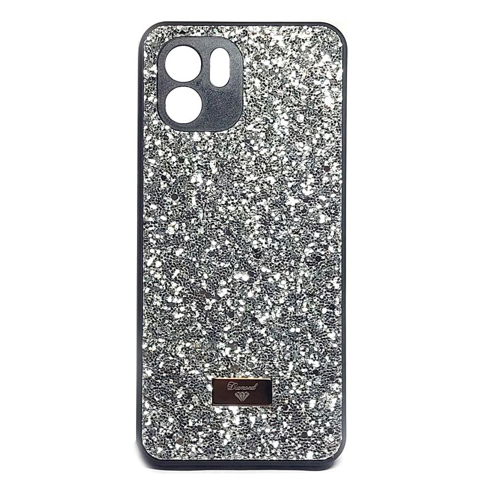 Накладка Bling Grainy Diamond Separate Camera для Xiaomi Redmi A1/A2 (Срібляста)