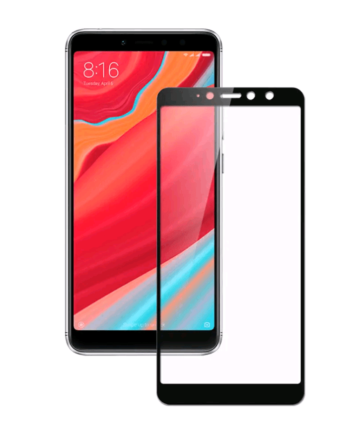 Захисне скло 3D для Xiaomi Redmi S2 Black (no package)