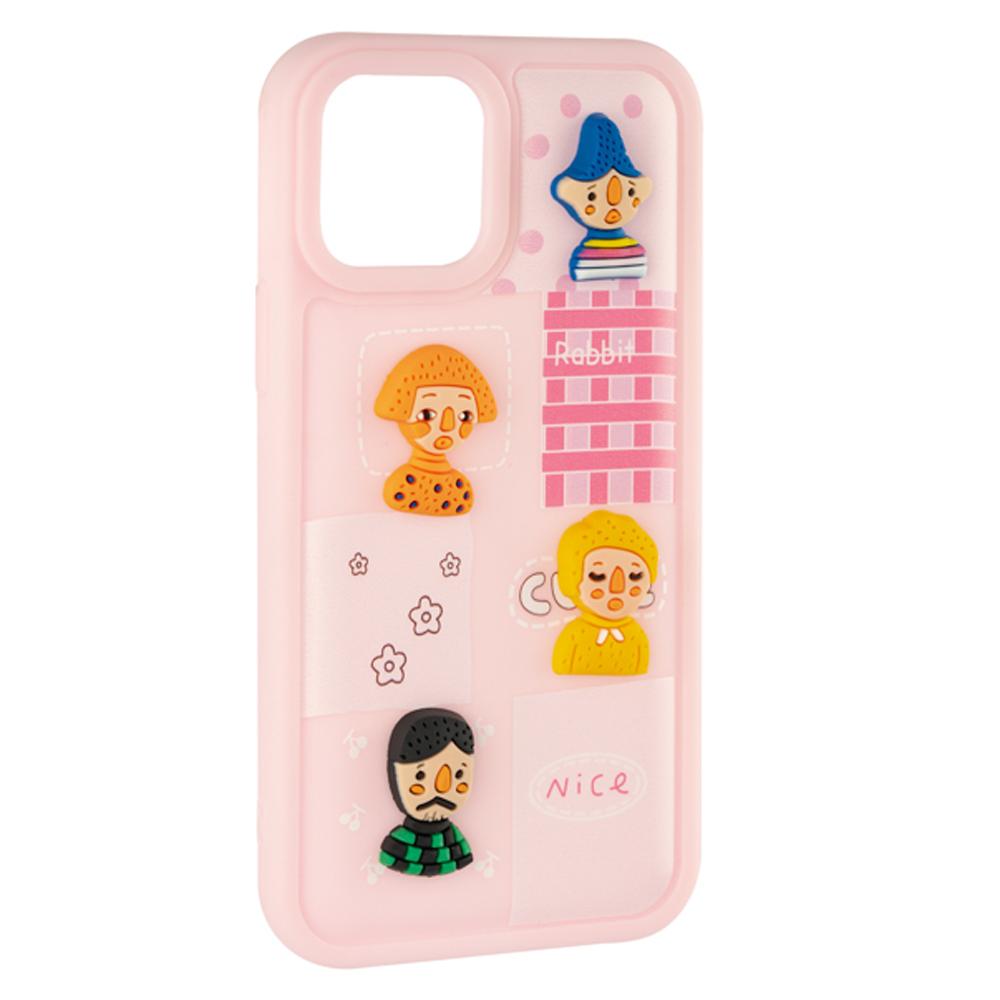 Чохол Pretty Toys для IPhone 13/14 рожева