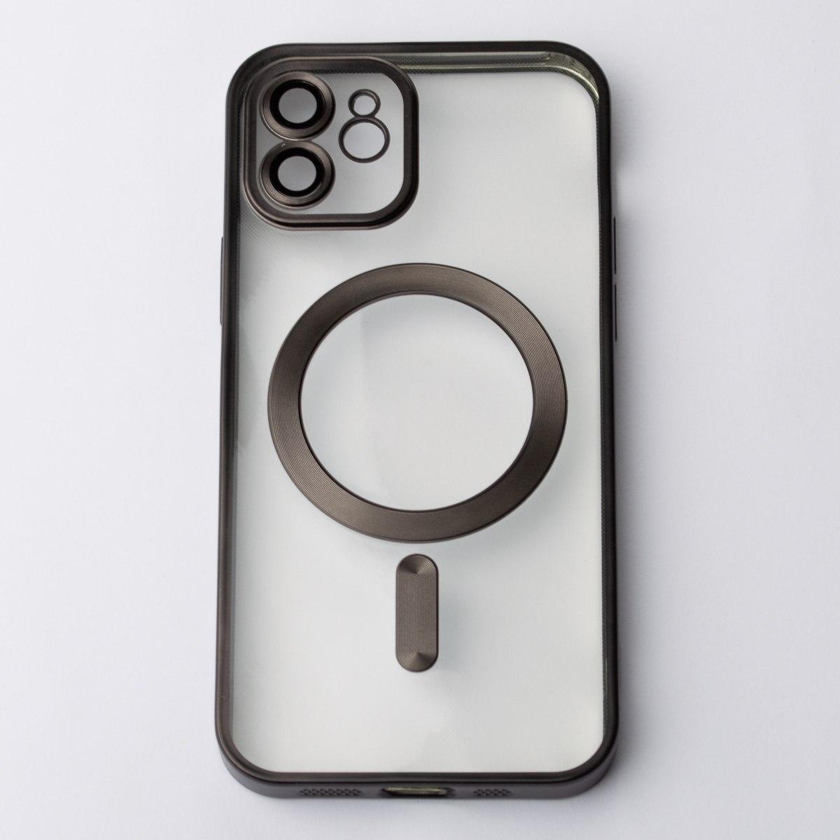 Накладка Metal Matte Case MagSafe для iPhone 13 (Black)