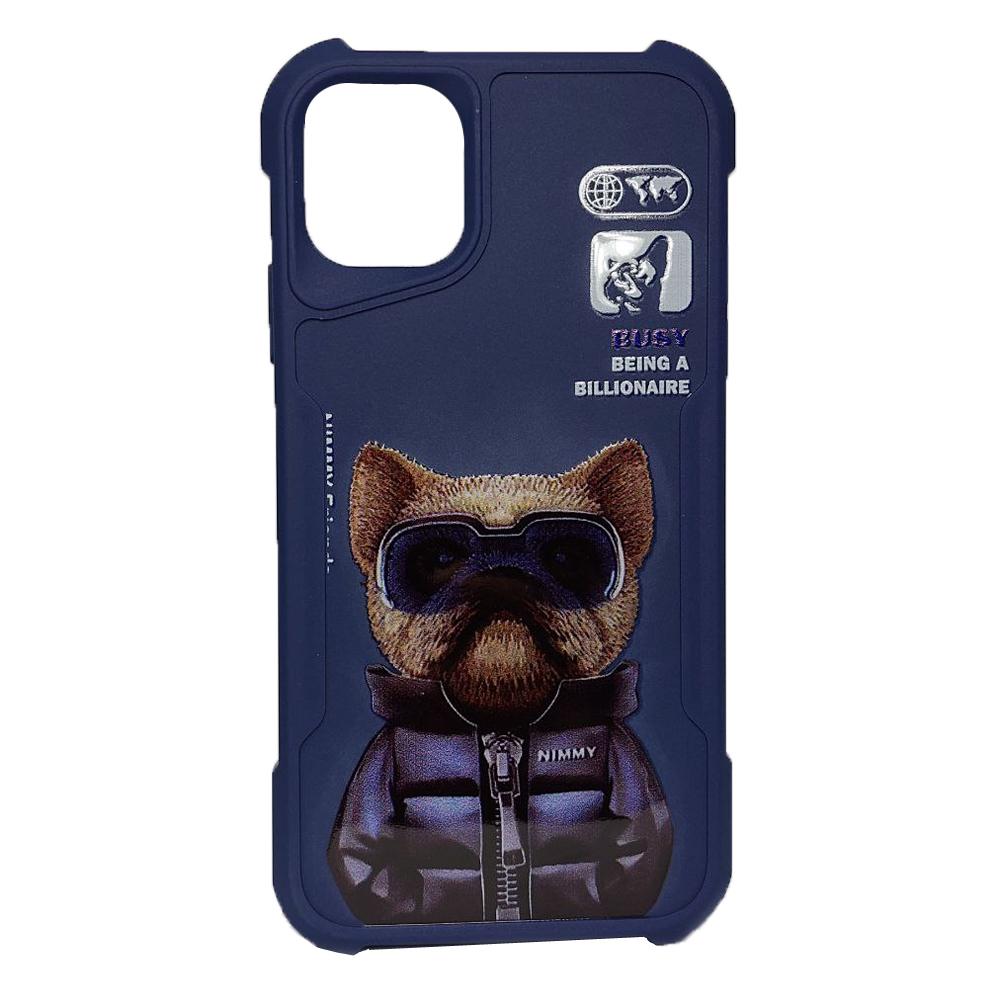 Чохол Drawing Color для Iphone 11 (Dog  Blue)