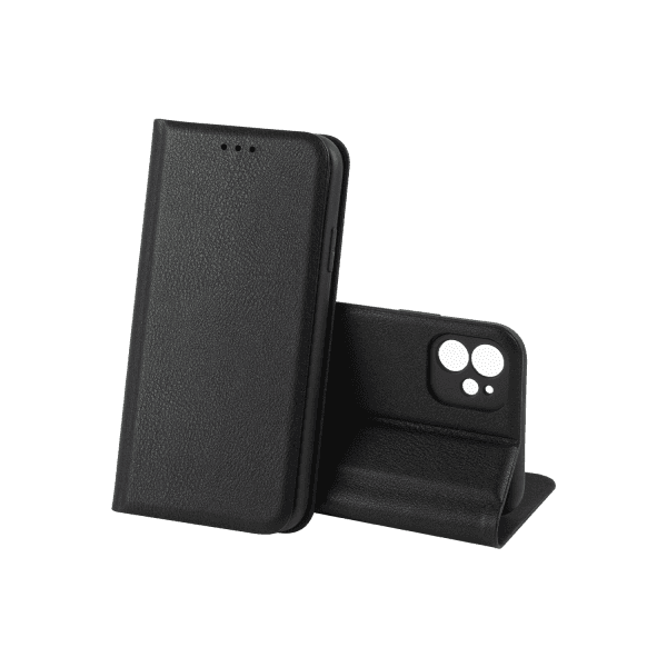 Книжка LEATHER для IPhone 11 чорна