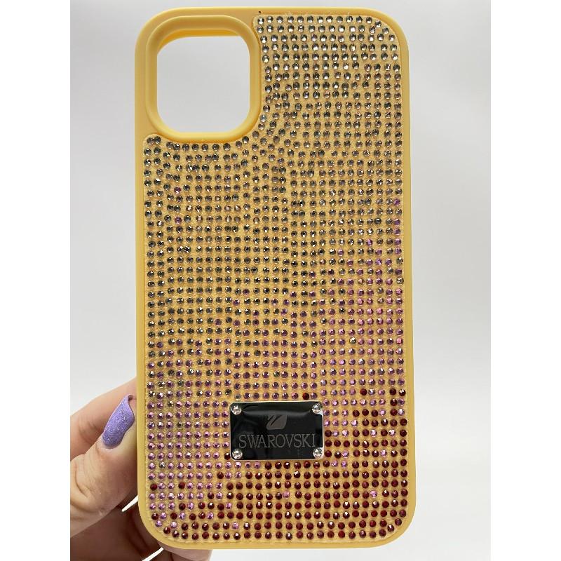 Накладка SW Diamonds для IPhone 11 жовта