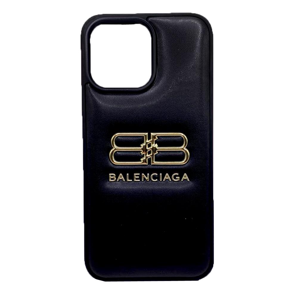 Чохол Balen logo для IPHONE 15  чорний / золотий