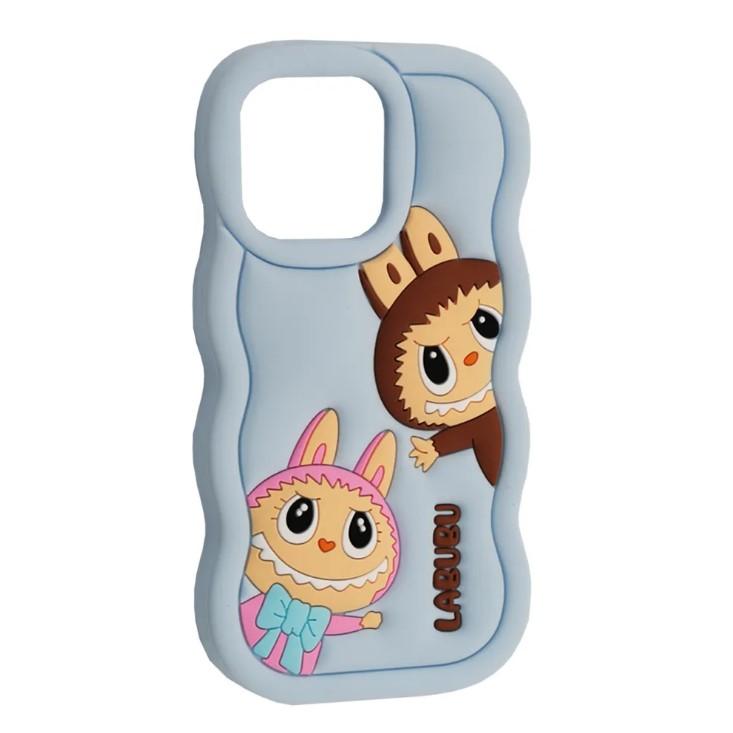 Чохол ЛАБУБУ Case для iPhone 15 Pro Max/ 14 Pro Max Blue