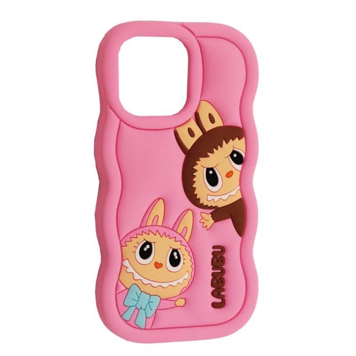 Чохол ЛАБУБУ Case для iPhone 15 Pro Max/ 14 Pro Max Pink