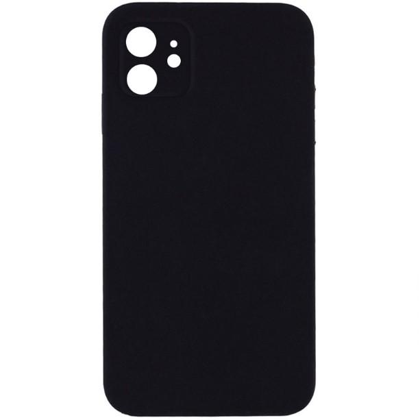 Silicone Case Full Camera Protective No Logo (AA) для iPhone 11 (6.1") (Black)