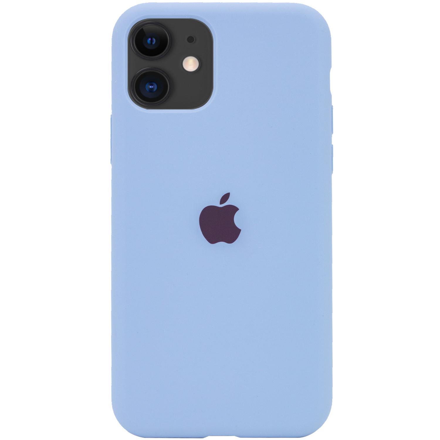 Silicone Case Full Protective для iPhone 11 (6.1") (Lilac Blue)