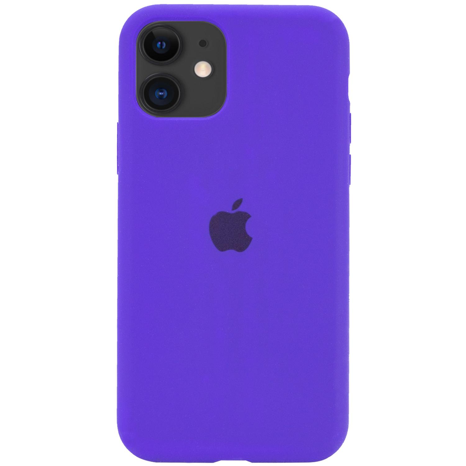 Silicone Case Full Protective (AA) для iPhone 13 (Purple)