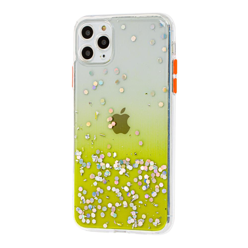 Накладка Glitter Bling Sequins для IPhone 11 Pro  прозора