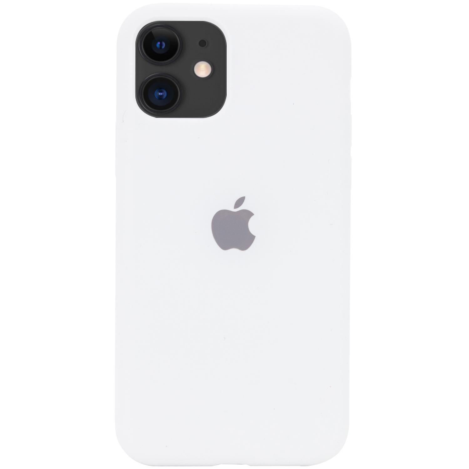 Silicone Case Full Protective (AA) для iPhone 11 (6.1") (White)