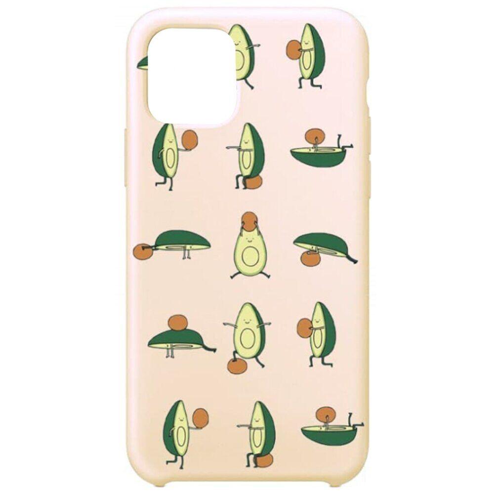 Накладка MiaMi Cartoon для iPhone 11 Pro Pink Sand Avocado