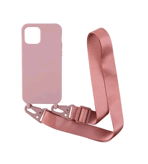 Накладка Strap для  iPhone 11 (Pink sand)